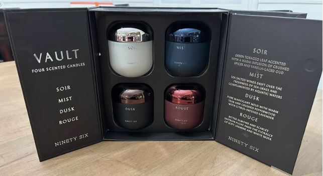 DW Home Ninety Six Vault candle collection